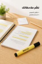 ⁦قلم هاي لايتر مثلث للتحديد والتظليل - موديل 9061482⁩ - الصورة ⁦2⁩