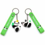 علاقة مفاتيح سيليكون Panda Baby مع قشاط - 6814444