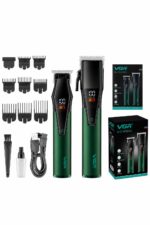 مجموعة حلاقة وتشذيب VGR V-677 قابلة للشحن