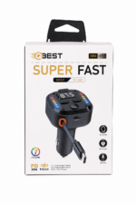 مشغل MP3 وشاحن سيارة QBest QB212 PD 30W مع Type-C
