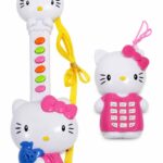 لعبة جيتار موسيقي HELLO KITTY مع موبايل للأطفال 3+ - 10445