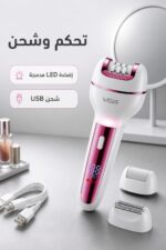 ⁦ماكينة إزالة الشعر VGR V-732 3 في 1 مع إضاءة LED⁩ - الصورة ⁦4⁩