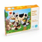 بزل Happy Farm Puzzle 24 قطعة للأطفال 3+ موديل 9720995