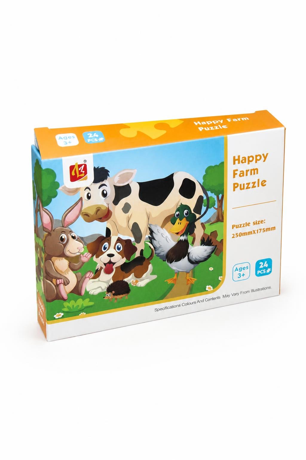 1e62afa5-bd2d-4106-bc00-4e006bad3038-1.jpg بزل Happy Farm Puzzle 24 قطعة للأطفال 3+ موديل 9720995 - الصورة 1