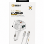 شاحن سيارة QBest 45 واط مع Type-C - QB014