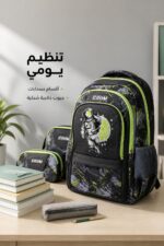 ⁦طقم حقائب مدرسية CROM 3P044 مقاس 18 - 3 قطع⁩ - الصورة ⁦3⁩