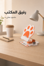 ⁦حامل هاتف مكتبي QBest بزاوية 360 درجة QB864⁩ - الصورة ⁦3⁩