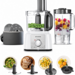 محضر طعام Kenwood FDP65.450WH بقدرة 1000 واط وسعة وعاء 3 لتر