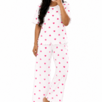 بجاما قلوب نسائية Soula – بوليستر 100% | M–XL