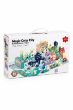 مكعبات خشبية MUWANZI Magic Color City 115 قطعة 36+ شهر - 15773