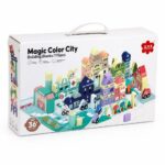 مكعبات خشبية MUWANZI Magic Color City 115 قطعة 36+ شهر - 15773