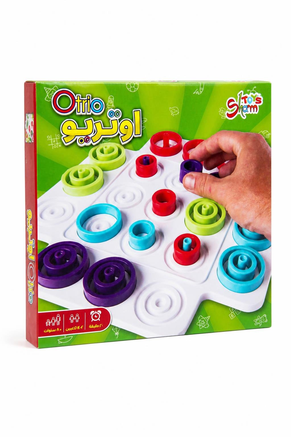 2516a08f-7236-406e-8936-422b334b44a2-1.jpg لعبة Otrio الاستراتيجية الجماعية 2-4 لاعبين لعمر 8+ - موديل 4141 - الصورة 1