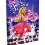 دفتر ذكريات فني A5 مع مطاطة بتصميم Barbie - موديل 8817