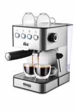 ماكينة إسبريسو DSP KA3090 بضغط 15 بار وفوهة بخار