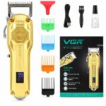 ماكينة حلاقة شعر VGR V-672 لاسلكية 2000mAh بشاشة LED