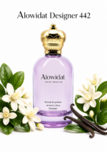عطر نسائي Alowidat Designer 442 – زهري فانيلي بلمسة حمضية ناعمة