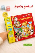 ⁦كتاب أصوات أصدقائي الحيوانات الصوتي كرتون مقوى 10431⁩ - الصورة ⁦2⁩