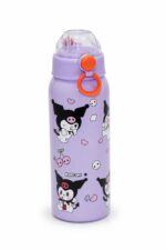 مطرة بلاستيكية بنفسجية مع كبسة ورسومات KUROMI - 2555860