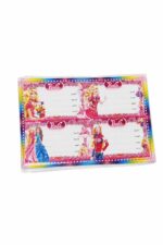 طبق إتيكيت لاصق كبير Barbie 4 لصاقات - موديل 14411