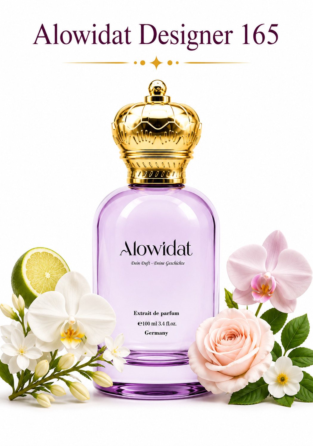 2d07c3ea-43f6-4631-b447-f1b2741e3e5d عطر نسائي Alowidat Designer 165 – زهري أبيض بلمسة باتشولي دافئة - الصورة 1