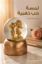 ⁦كرة ثلج كبيرة بالبطاريات بتصميم Love Story - 10323⁩ - الصورة ⁦2⁩