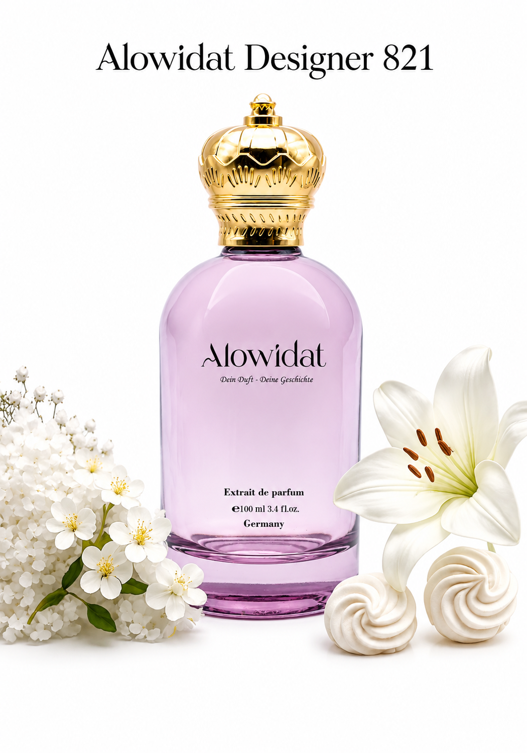 2ee2bf74-569b-49e2-9be6-fb9633ca11c3 عطر نسائي Alowidat Designer 821 – زهري حلو بلمسة ملحية كريمية - الصورة 1