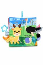 كتيب قماشي طولي tiibaby للحيوانات البرية 0M+ موديل 16146