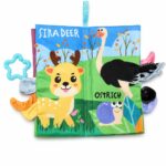 كتيب قماشي طولي tiibaby للحيوانات البرية 0M+ موديل 16146