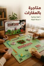 ⁦لعبة MONOPOLY جماعية ثقيلة بعقارات بلاستيكية - 16328⁩ - الصورة ⁦2⁩