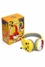 ⁦سماعة رأس لاسلكية بتصميم Pikachu - موديل 15750⁩ - الصورة ⁦2⁩