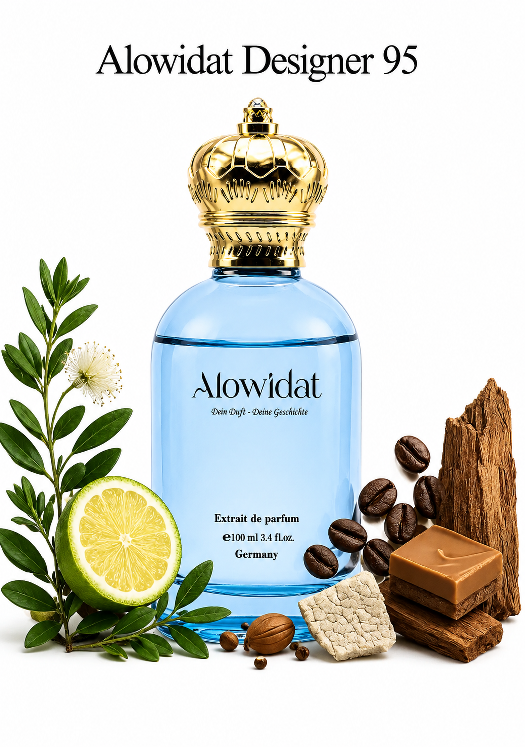3353d82c-5934-4d8c-9261-a83ac568d9be عطر رجالي Alowidat Designer 95 – حمضي متبّل بلمسة جلدية خشبية - الصورة 1