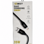 كابل شحن QBest USB إلى Lightning بقدرة 35W - QB C006