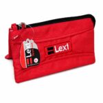 مقلمة Lexi قماشية مثلثة بسحاب واحد - موديل 9125