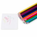 ألوان خشبية قابلة للمحي TRILNO 12 لون مع مبراة - 7868