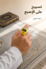 ⁦خاتم تسبيح رقمي أصفر بعداد إصبع - موديل 13812⁩ - الصورة ⁦2⁩