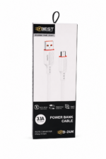 وصلة باور بانك QBest USB إلى Micro 3.1A QB24M