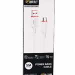 وصلة باور بانك QBest USB إلى Micro 3.1A QB24M
