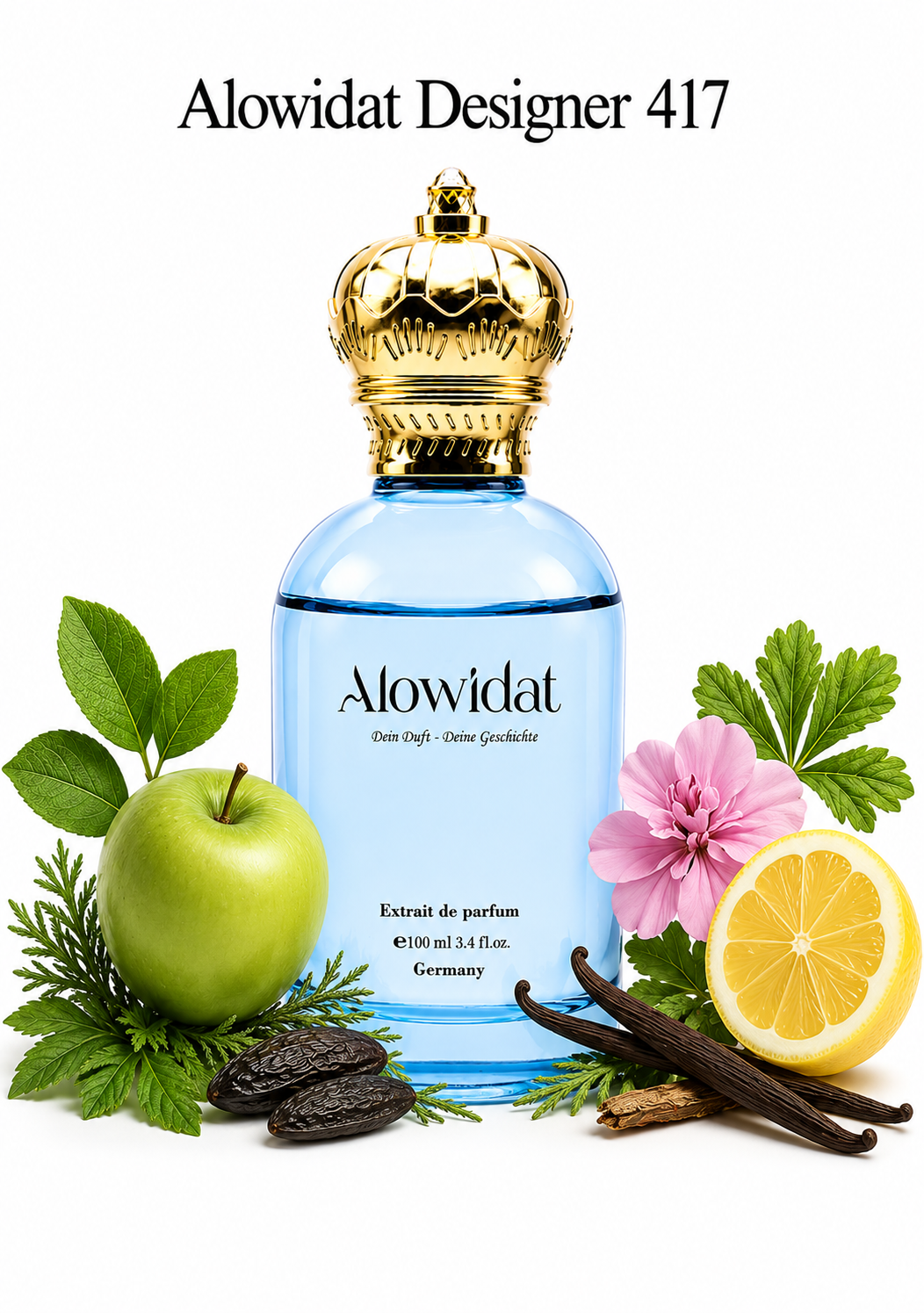 38389947-b6e3-4968-9917-46e814a41a47 عطر رجالي Alowidat Designer 417 – أخضر عطري بلمسة خشبية دافئة - الصورة 1