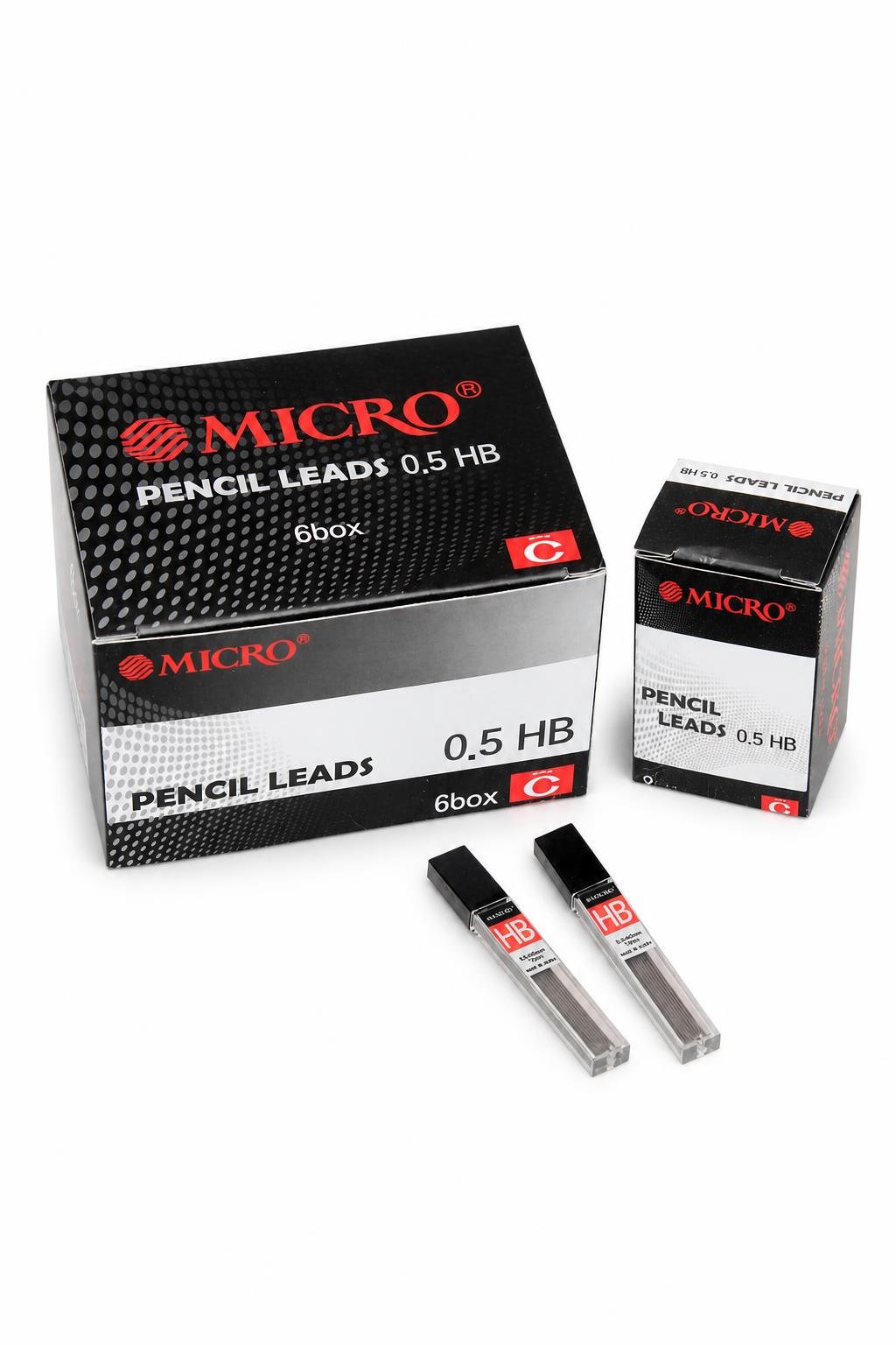 39128f26-6b70-4be3-ac39-5c7e85f26f12.jpg علبة بوز رصاص MICRO 0.5 HB مدرسية - موديل 12076 - الصورة 1