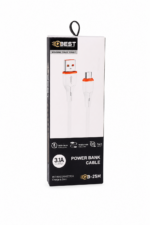 كيبل باور بانك QBest USB إلى Micro بطول 30 cm QB25M