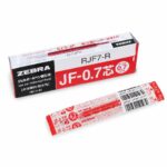 خرطوشة حبر جل ZEBRA RJF7-R لسراسا كليب 0.7 مم أحمر