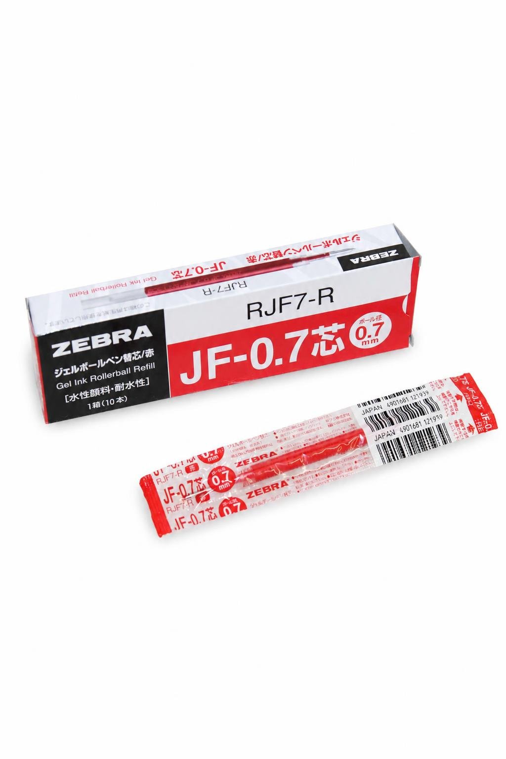 3a9e8bac-a502-4bc1-8a8e-6d046081b49a.jpg خرطوشة حبر جل ZEBRA RJF7-R لسراسا كليب 0.7 مم أحمر - الصورة 1