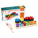 لعبة فرز أشكال وصيد سمك مغناطيسية QIYI WOODEN 4269810