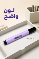 ⁦قلم هاي لايتر مثلث بنفسجي فاتح - موديل 5215056⁩ - الصورة ⁦4⁩