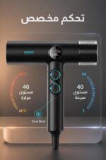 ⁦مجفف شعر VGR V-401 بمحرك BLDC وشاشة LED⁩ - الصورة ⁦3⁩