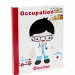 كتاب بزل خشبي إنكليزي للمهن - Doctor موديل 8271241