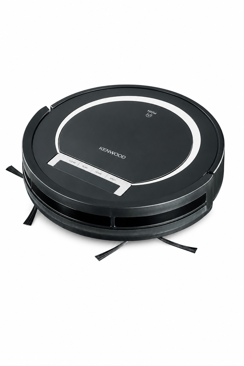 42fda657-646b-43e7-9f46-c8d356250baa.png مكنسة روبوت ذكية Kenwood VRP10.000bk باللون الأسود مع حساسات منع السقوط - الصورة 1