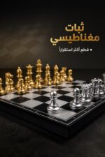 ⁦لعبة شطرنج مغناطيسية قابلة للطي 20*20 - موديل 1071117⁩ - الصورة ⁦2⁩