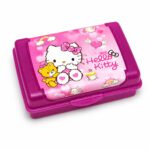 حافظة طعام بلاستيكية مبرقة برسومات Hello Kitty - 5309797
