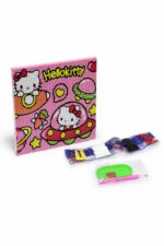 لوحة ستراس HelloKitty بإطار خشبي 20*20 سم - 1730718
